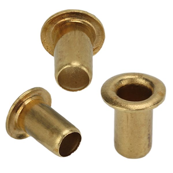 500 stk hule nitter 65 kobber udjævnende overflader Nem installation Klædningsnitter til gør-det-selv håndværk 2,3x4,5x3,8mm