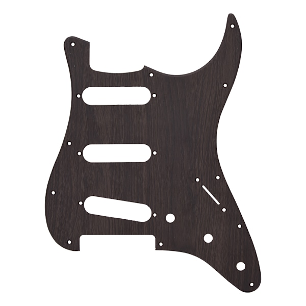 GSSS28 Elgitarrshield Rosewood for ST Three Single Pickguard med bakplate