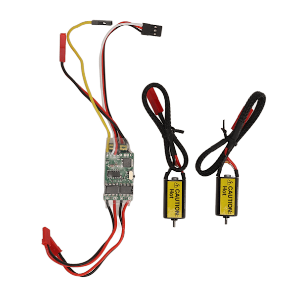 Elektriska hastighetsregulatorer Dubbelriktad 10A ESC Hastighetskontroll för RC Modellbåt Tank