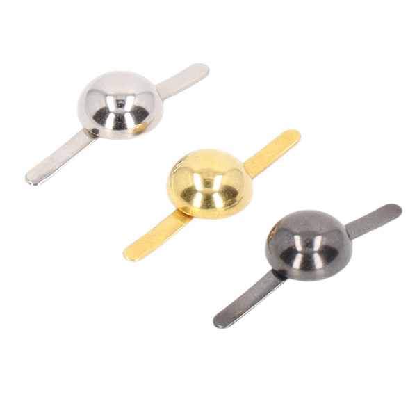 300 stk 10 mm Mini Brads Sølv Guld Sølv Grå Rund Messing Metal Papir Fastgørelseselementer Brads til DIY Håndværk Scrapbooking