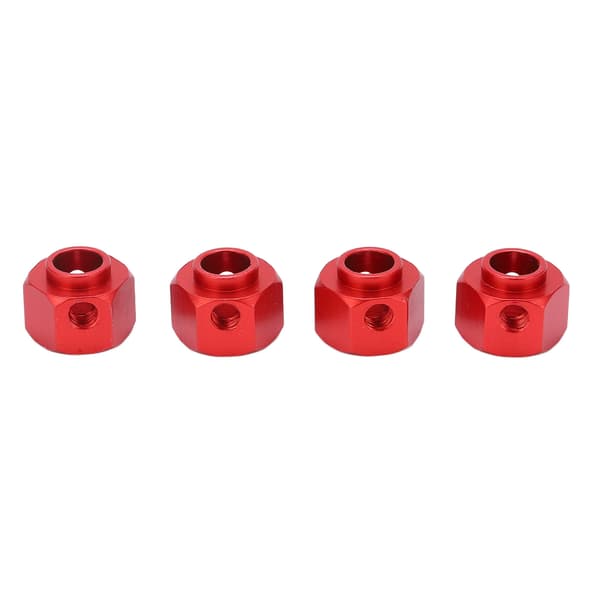 RC Hex Hjulnav Adapter Hub Udvidelsesforbindelse til Traxxas 1/10 RC Crawler Bil Køretøj Rød 8mm