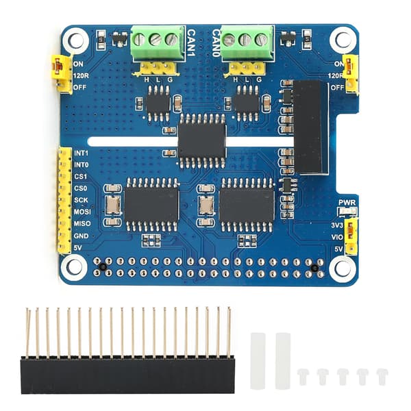 【NX】CAN Module Bus Line Dual Channel Isolated Onboard Protection Circuit Kompatibel med Raspberry Pi