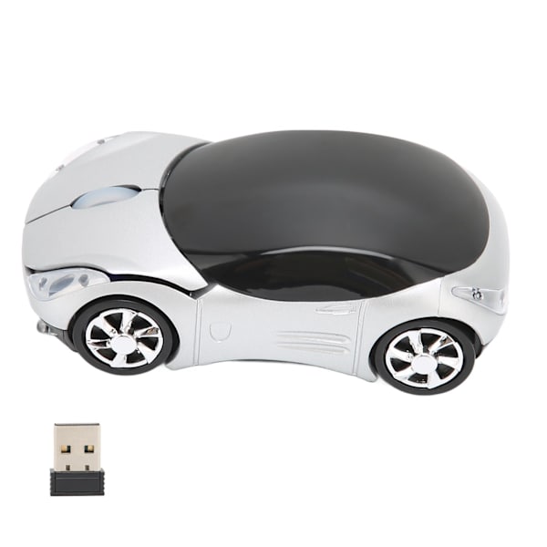 2,4 GHz trådlös bilmus Smart Connection 3D Sports Car Styling Gaming Mouse för Windows 98 för Win 7 för Linux