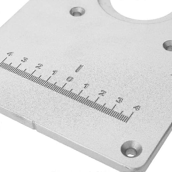 1 stk. bøssing for fresebord i aluminium for trebearbeiding