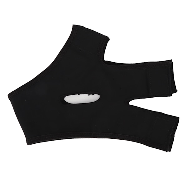 Slimming Face Strap Svart Portabel Lättviktsmassage Andningsbar V-linjeformande ansiktsbälte M