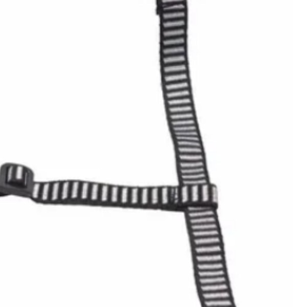 Hard Hat Hakkestropp Y-form 28 cm utvidbar svart hvit fargeblokkering Universal med 4 faste punkter for sikkerhetshjelm