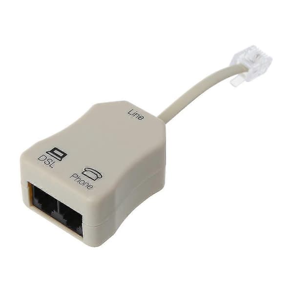 Telefonsplitter RJ11-adapter ADSL-modem Telefon Faxsplitter - Bra