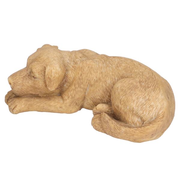 Imitationssten Husdjursminnesmärke Gravsten Katt Hund Minnesmärke Hartshantverk Gravsten för gräsmatta Trädgård Utomhus Yard Hund Typ C Sand Färg