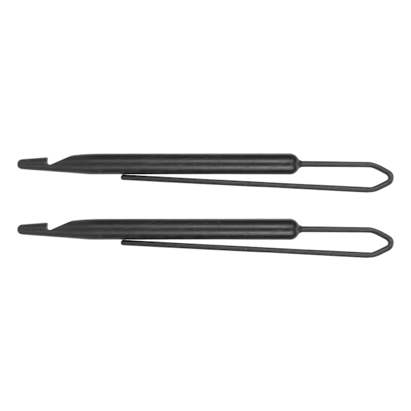 2 stk Dreadlock Heklenål Dobbel Endet Sterk Plast Anti-Skli Dreadlock Interlocking Verktøy for Frisyrer DIY