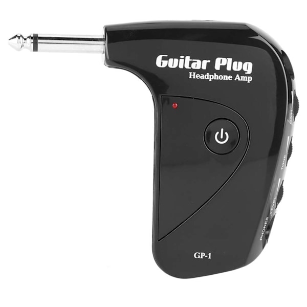 Mini Portable Guitar Plug Hörlursförstärkare förstärkare med klassisk brittisk distorsionseffekt