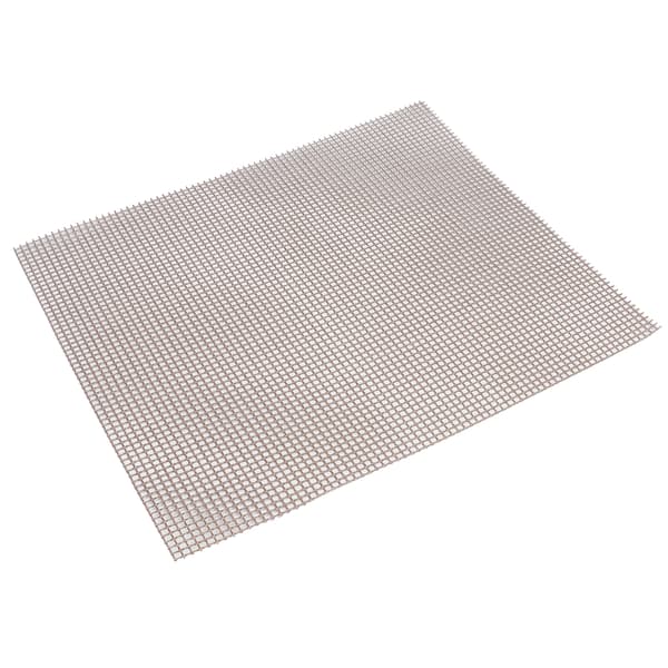 Fødevaregodkendt non-stick gitter Multifunktionel grillmåtte Kompatibel med udendørs grill (Brun 33x40cm)