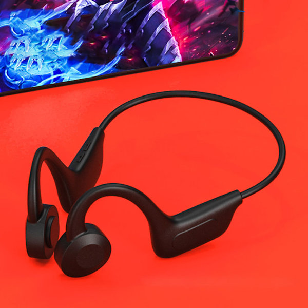 Langattomat luujohtohänkiset kuulokkeet Open Ear Bluetooth 5.3 Urheilukuulokkeet korttipaikalla kuntoiluun Juoksuun Pyöräilyyn Vaellukseen