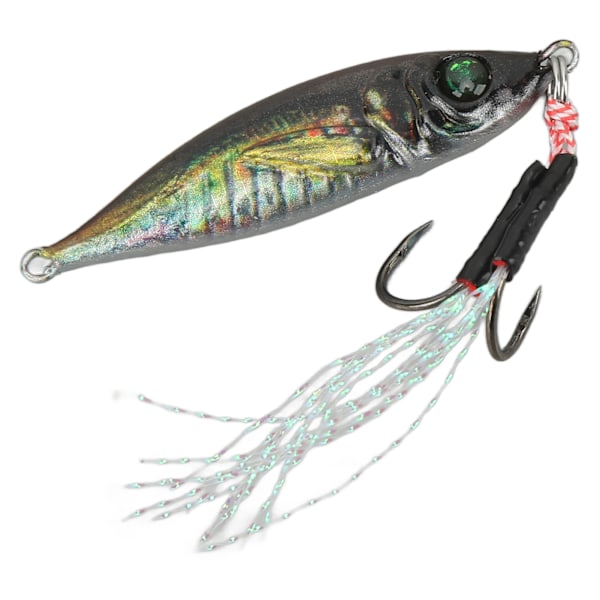 21g 3D-trykt Simulering Jernplate Agnsfisk Kunstig Fiske Agnsfisk med Krok for Tunfisk Marlin Wajo Seilfisk Tunfisk Modell 1
