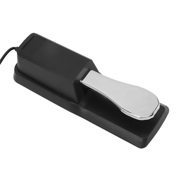 Sustain Pedal Metall Universal Piano Keyboard Support Instrument Tillbehör Silver