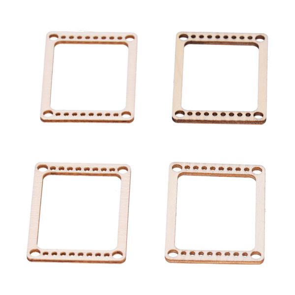 4st vävstolar kit trä mini vävram stickning hängsmycke ram för DIY vävning intresseutveckling