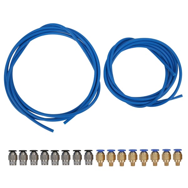 3D-skriver PTFE-rør PC4-M6 PC4-M10 pneumatiske koblinger kompatible med Creality Ender 3