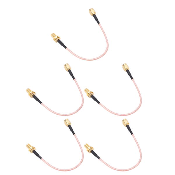 5 st RF-koaxialkabel SMA hane till hona koaxialadapterlinje tillbehörssats RG316