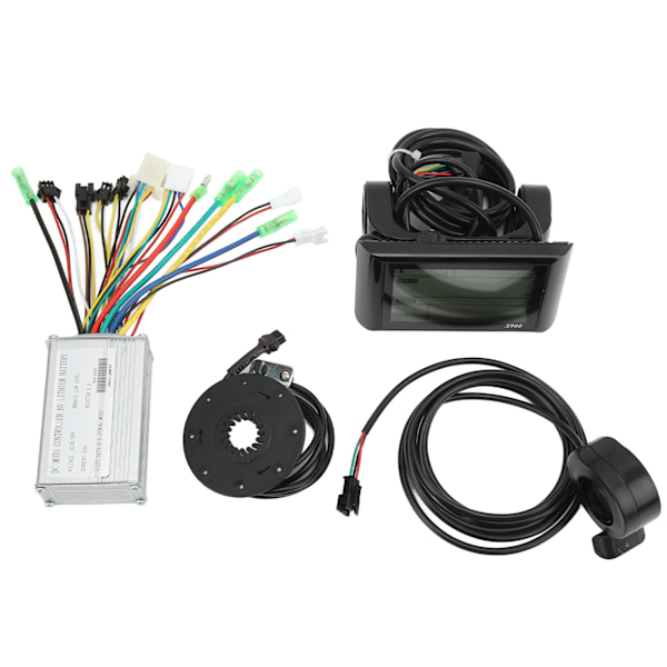 36V 48V borstlös motorkontroll S900 LCD-skärm 130X tumgas 8C Power Assist Sensor Kit för elcykel