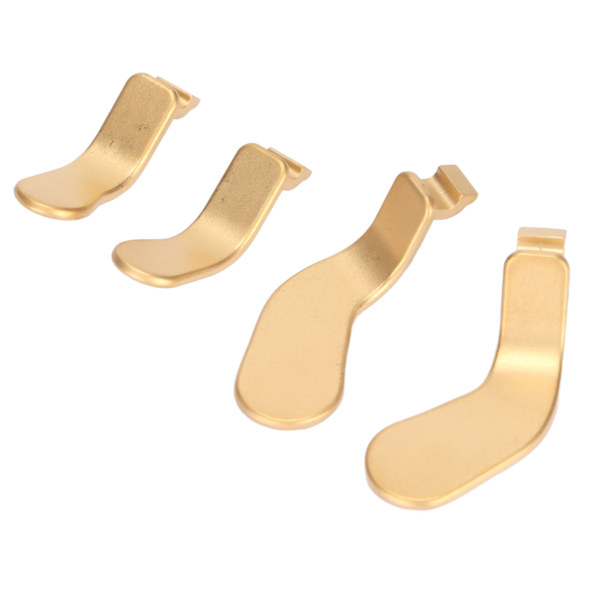 4PCS Controller Paddlar Rostfritt stål Ersättningskontrolldelar till Xbox One Elite Controller Series 2 Model 1797Gold
