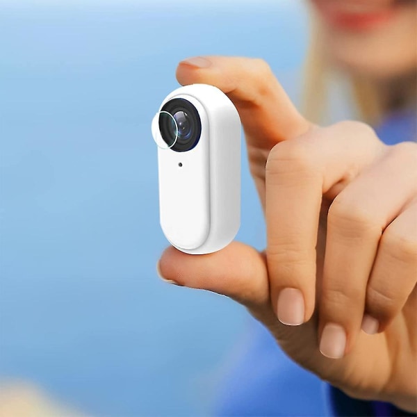 360 Anti-shake Camera Go2 Silikonhylse Soft Shell White