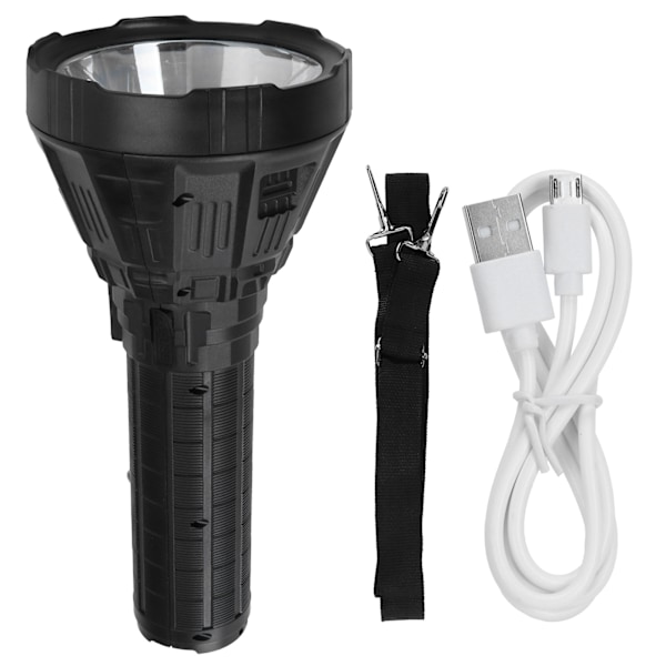 XHP50 handhållen söklampa USB-laddning 36W högeffekt starkt ljus ficklampa för utomhusbruk
