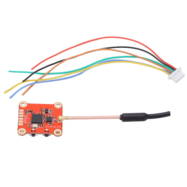 FPV 5.8G 40CH 25/200/500MW Justerbar Strøm Bildeoverføringssender for RC FPV Racing Drones