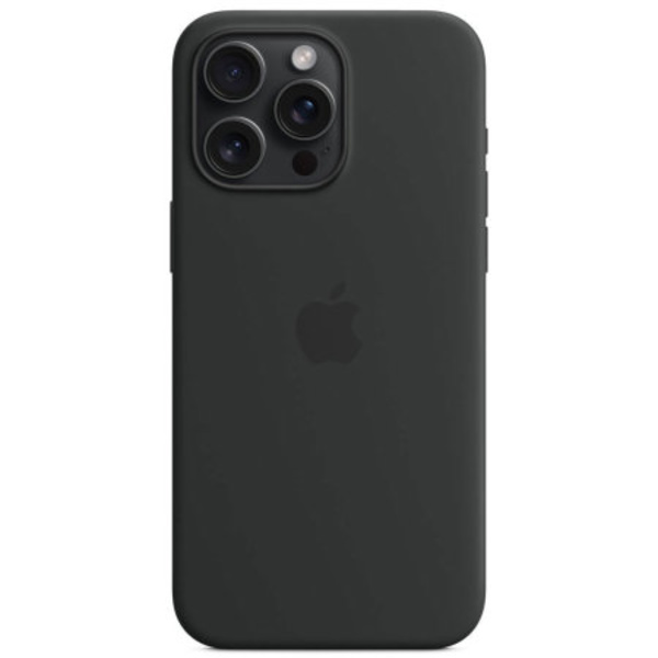 【NX】iPhone 15 Pro Max Silicone MagSafe Compatible Case Black