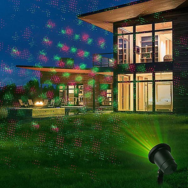 Utomhus vattentätt laserljus stjärnhimmel fjärrkontroll julljus UK Plug