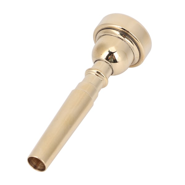 Trompetmundstykke Holdbart Elegant Messing Professionelt Horn Musikinstrument Tilbehør Gold3C