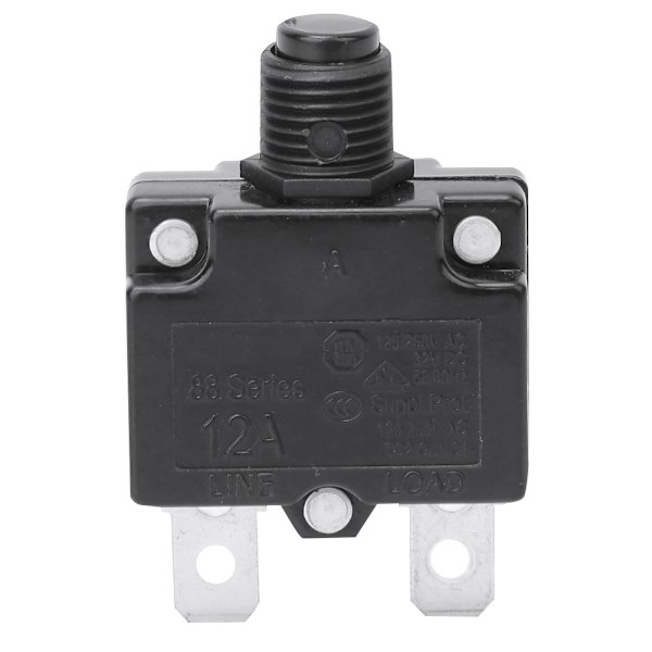 5 st Elektrisk luftkompressor effektbrytare Överbelastning över strömskydd Switch12A