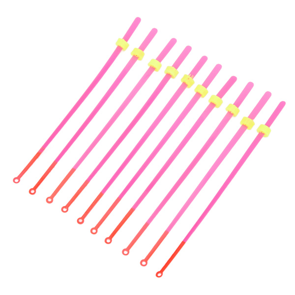 10 stk. Isfiskeri Stangspids ABS Mini Topsektion Fiskegrej Forlængelsesstang til Vinterfiskeri 16cm