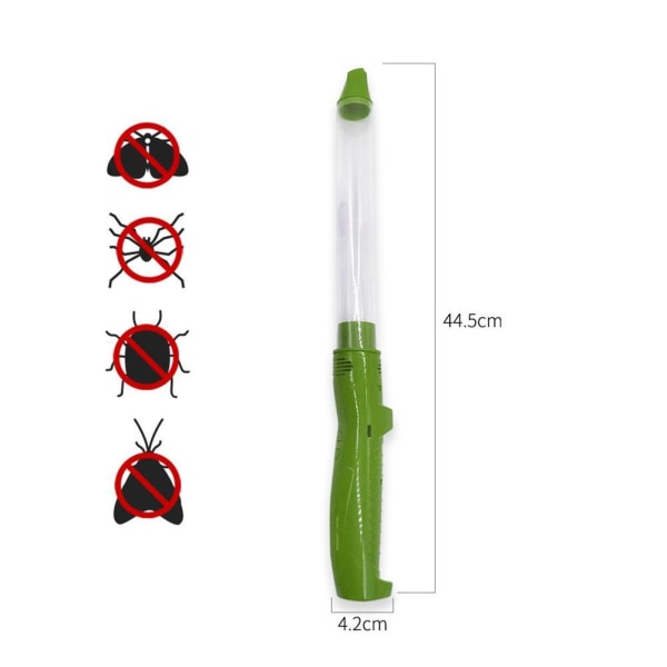 Vakuuminsektfanger med LED-lys USB insektfanger sugefelle badekar for insekter