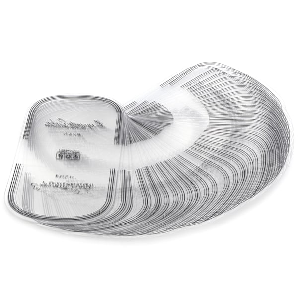 100st Cake Edge Wrap Halvcirkel Transparent Cake Mousse Bakkrage Tillbehör
