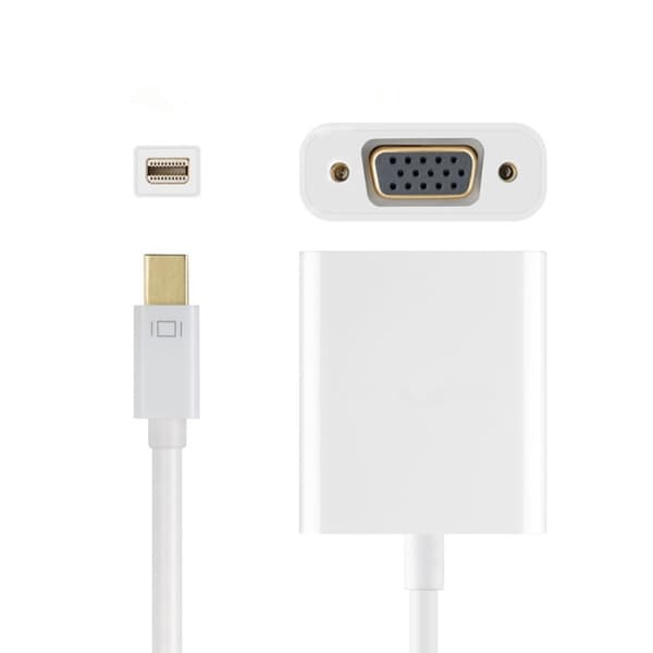 Mini DisplayPort til VGA-adapterkabel DP til VGA-konverteringslinje understøtter Mini DisplayPort v1.2