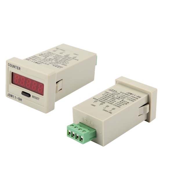 JDM11-5H 5-siffrig display elektronisk ackumuleringsräknare DC 12V