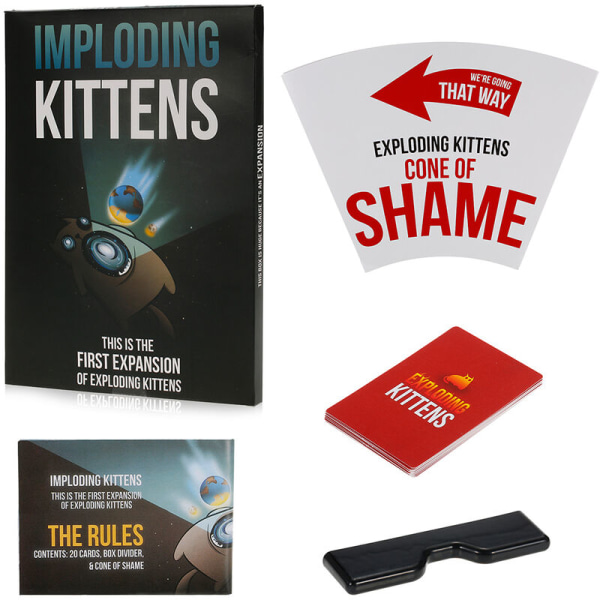 Implosing Kittens Card Game Party Play Cards Exploding Kittens -laajennus, malli : Versio 2