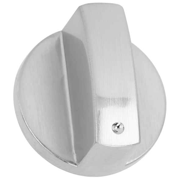 8mm Spisknopp Zinklegering Universal Köksugn Spis Kontrollrattsratt Adapter Silver