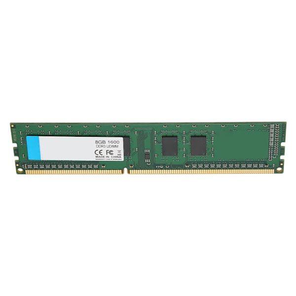 DDR3 UDIMM 1600Mhz RAM 64bit Bredde 40Pin Data Interface Plug and Play Professionel Bærbar Computer RAM til PC 8GB