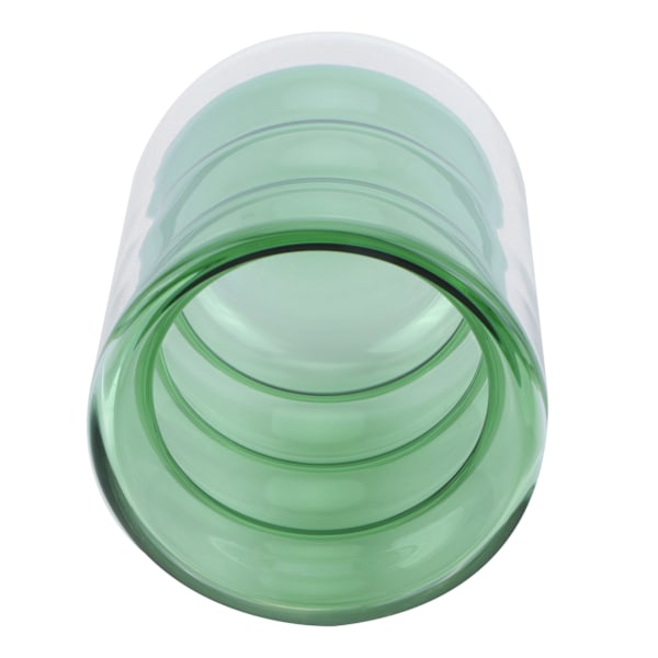 200 ml kaksinkertainen lasimuki lämmönkestävä 3D-spiraalikulho toimistoon, kotiin ja kouluun (vihreä)