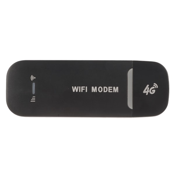 4G WiFi Router Sort Op til 10 brugere Stabil Nem tilslutning USB Plug and Play 4G LTE Router til Hotspot Micro SIM-kort Telefon PC