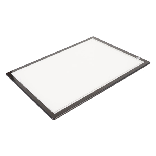 Lysbord A3 Trinnløs dimmer 12000K LED USB-drevet lysbord for tegning, animasjon og skissering