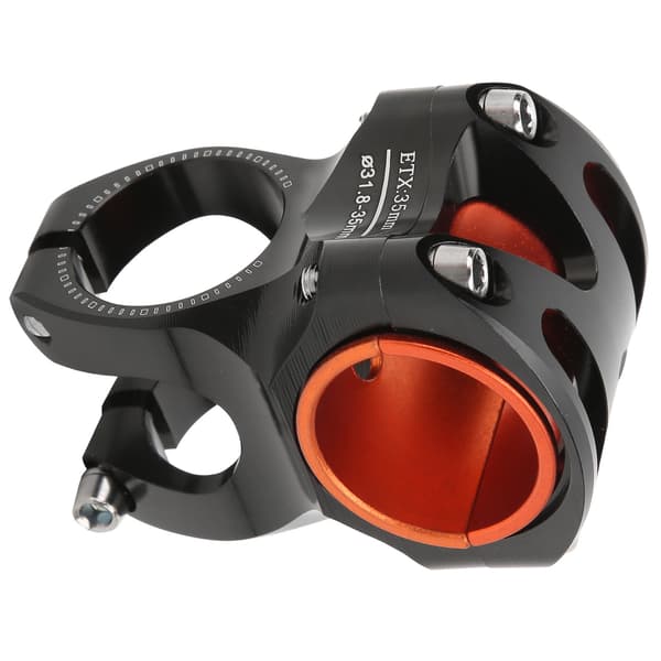 CANSUCC 31,8/35 mm Sykkelstyre Stem Riser Kort Styre Stem Aluminium Sykkelstyre StemS35 Svart