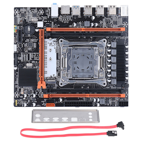 X99H Hovedkort 4 DDR4 LGA2011 3 Pin Støtte CPU V3 V4 USB3.0 SATA Port PC Hovedkort for stasjonær PC