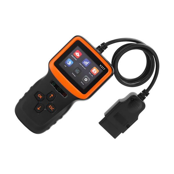 V317 V1.5 OBD2 skanner DC9‑16V ABS Skärmskärm Felkodsläsare Analysverktyg för fordon