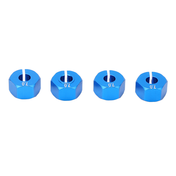 12 mm 7 mm aluminium metal hjulnav Drive Adapter til 1/10 fjernstyret Combiner Coupler Blå