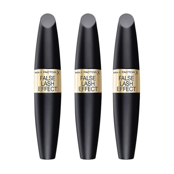 【NX】3-pakkaus Max Factor False Lash Effect Mascara Musta 13.1ml Svart black
