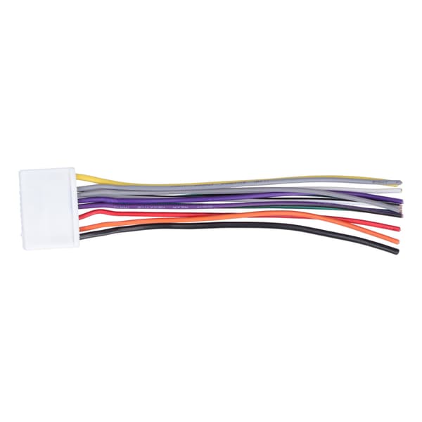 Dobbelt bilstereo ledningsnet 12-bens ledningsstik interfacekabler passer kompatibel med Nissan Versa/Sunny
