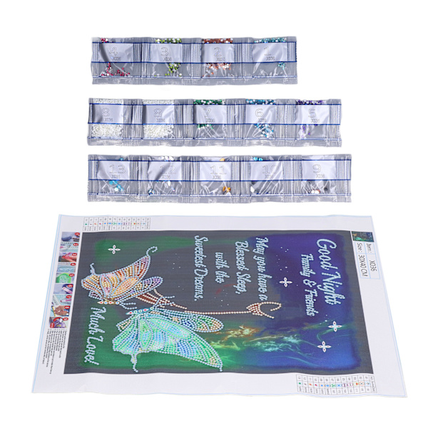 Diamantmaleri 5D Sommerfugl Flyvende Specialformet Diamant DIY Stue Soveværelse Dekoration Maleri