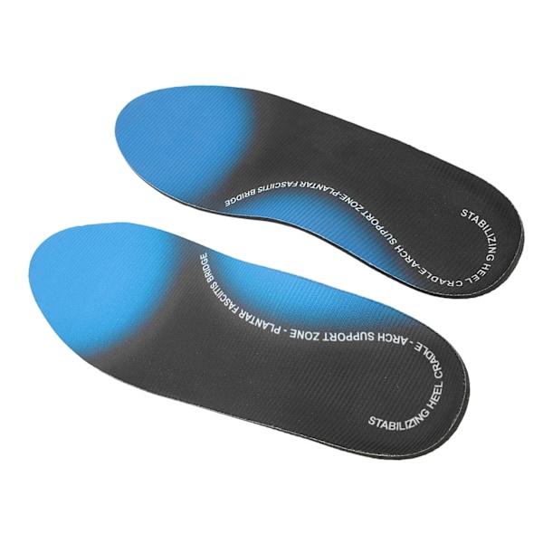 1 par bågstödssulor Ortotics Dämpande fötter Innersula Plantar Fasciitis Skoinsatser för vuxna L