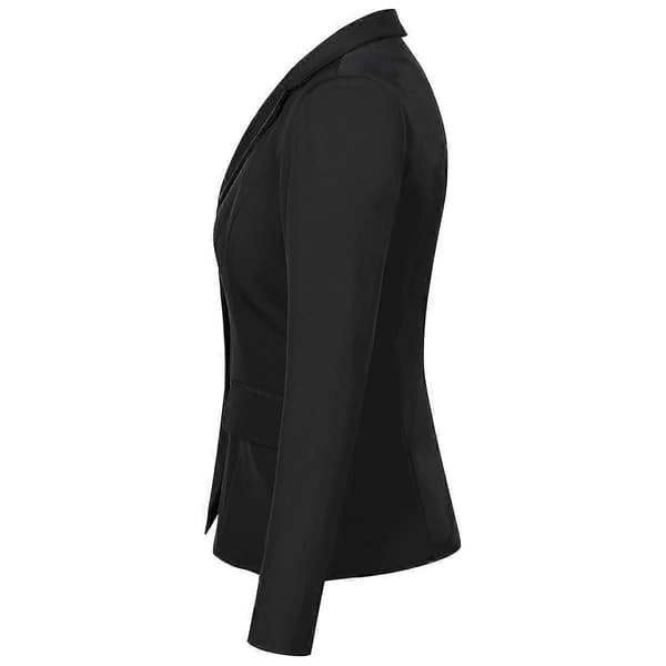【NX】Cloudstyle Dame Business 2 Knapper Slim Fit Blazer Sort Black S